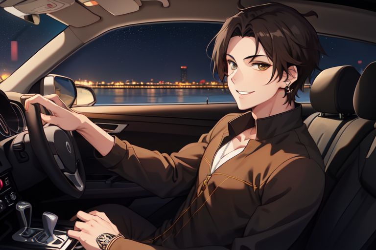 tae-hoon dans la voiture